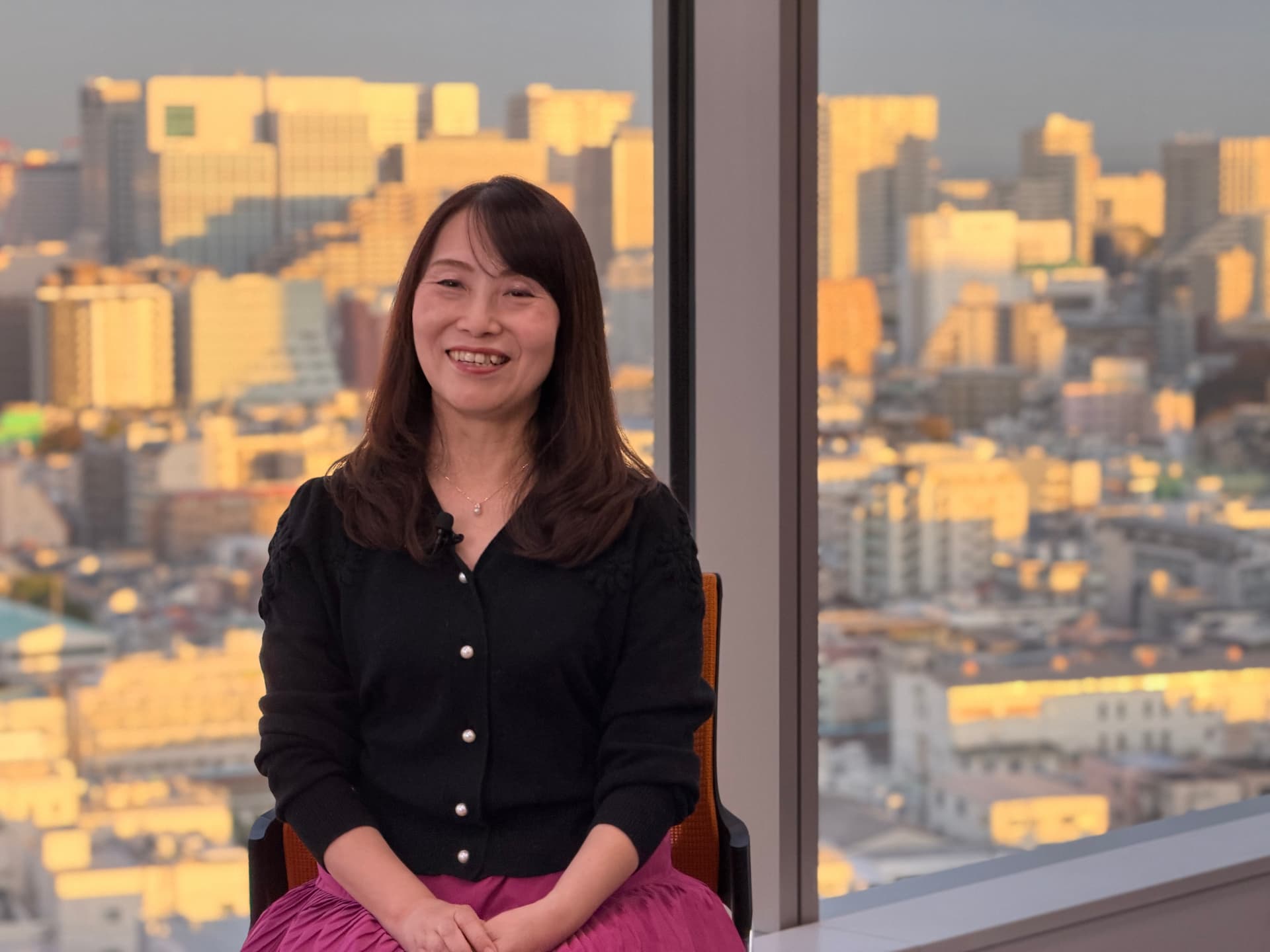 セーフィー カルチャー&コミュニケーション室 室長 赤崎様インタビューシーン